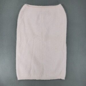 Richard and Company Pencil Skirt Women M Pink Angora Wool Knit Vintage Fuzzy HK